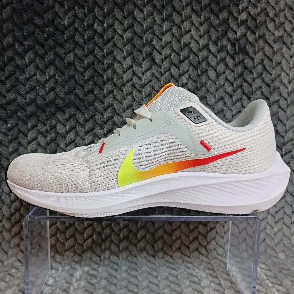 Nike Pegasus 40 Laser Orange Picante Red Blue Tint Women's Running Shoes Size 8